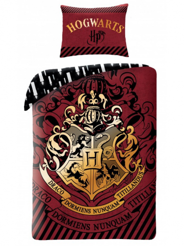 Harry Potter bielizna pościelowa - Hogwarts Red