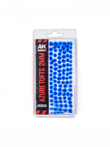 Porost modelarski AK - Azure Fantasy tufts (2 mm)