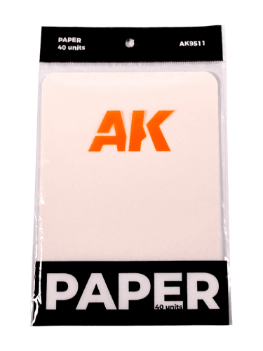 Papier do plastikowej palety AK - Wet Palette Paper (40 szt.)