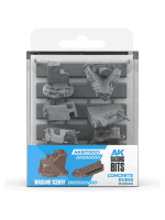 Dodatek modelarski AK Basing Bits - Concrete Ruins