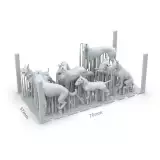 Dodatek modelarski AK Basing Bits - Psy - AK-Interactive