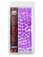 Kępki traw modelarskich AK - Purple-pink tufts (4,5 mm)