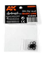 Uszczelki AK Airbrush - gumowe uszczelki (20 szt.)