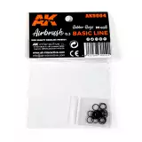 Uszczelki AK Airbrush - gumowe uszczelki (20 szt.) - AK-Interactive