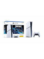 Konsola PlayStation 5 (Slim) 1 TB - White- Fortnite Cobalt Star Bundle