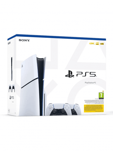 Konsola PlayStation 5 (Slim) 1 TB - Biała + 2x DualSense (PS5)