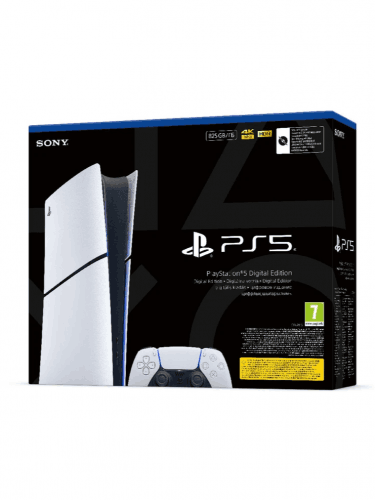 Konsola PlayStation 5 Slim 825 GB - Biała (Digital Edition) (PS5)