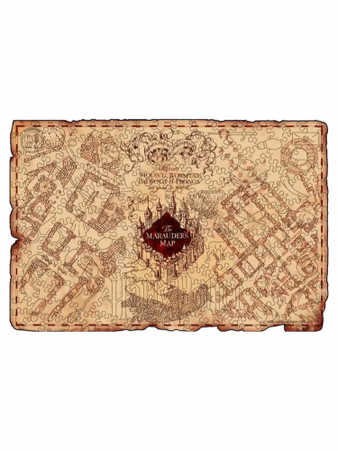 Puzzle Harry Potter - Marauder’s Map (drewniane)