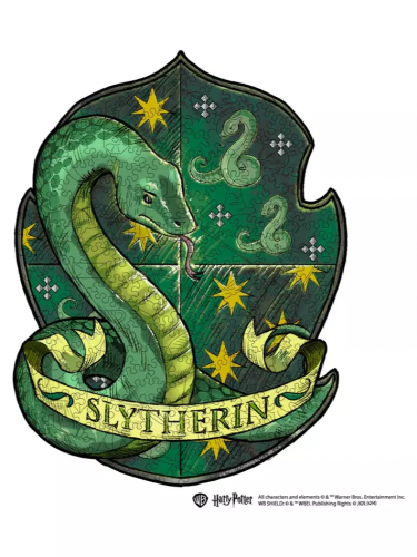 Puzzle Harry Potter - Slytherin Crest (drewniane)