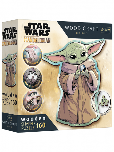 Puzzle Star Wars - The Mandalorian (drewniane)