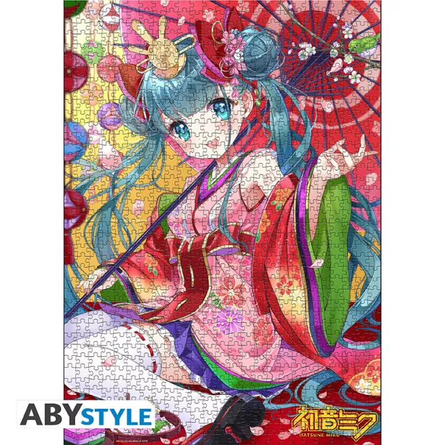 Puzzle Vocaloid - Hatsune Miku (Sakura Kimono) - Anime