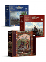 Zestaw puzzli Kingdom Come: Deliverance II - Troski Fanart + Droga na Troski + Keyart