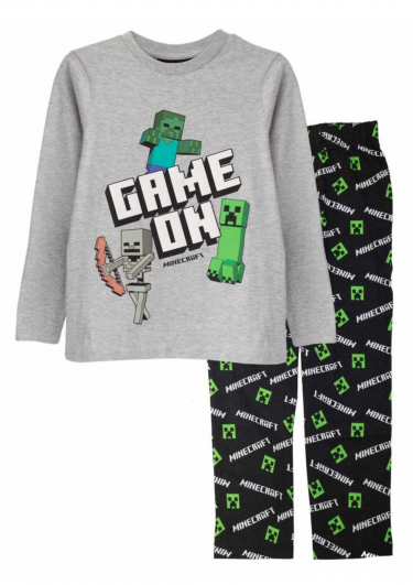 Piżama dziecięca Minecraft - Game On Creeper
