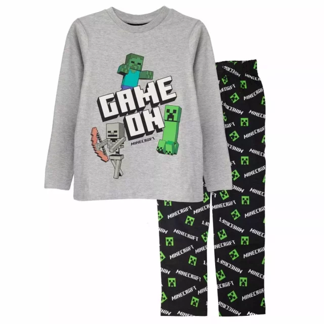 Piżama dziecięca Minecraft - Game On Creeper