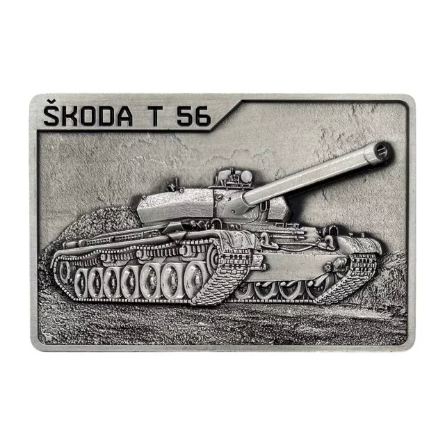 Sběratelská plaketka World of Tanks - Škoda T-56 (Xzone Exclusive)