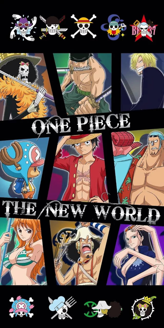 Ručník One Piece - Straw Hat Crew