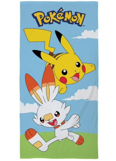 Ręcznik Pokémon - Pikachu and Scorbunny