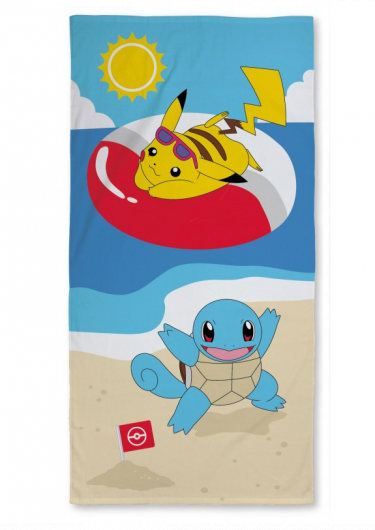 Ręcznik Pokémon - Pikachu and Squirtle