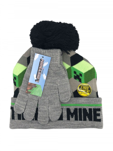 Minecraft dziecięci zestaw zimowy