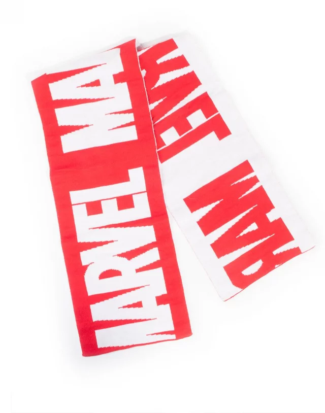 Čepice se šálou Marvel - Logo