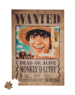 Puzzle magnetyczne One Piece - Luffy Wanted Poster