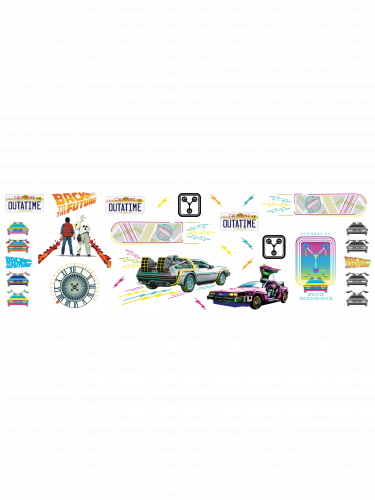 Naklejki na ścianę Back to the Future - Wall Decal Set