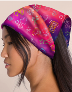 Chusta Just Dance - Red Headwear