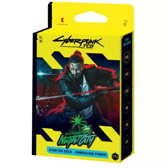 Gra karciana Cyberpunk TCG: Welcome to Night City - Starter Deck - Embracing Power - Kolekcjonerska gra karciana TCG