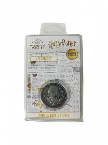 Moneta kolekcjonerska Harry Potter - Voldemort