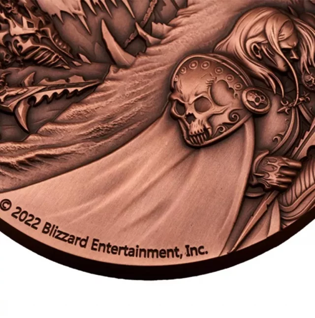 Sběratelská mince World of Warcraft - The Lich King Commemorative Bronze Medal