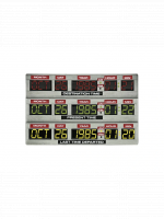 Plakietka kolekcjonerska Back To The Future - 40th Anniversary Time Circuits Limited Edition