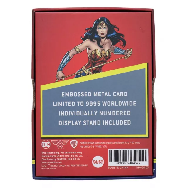 Plakietka kolekcjonerska DC Comics - Wonder Woman - Ograniczone w sztukach