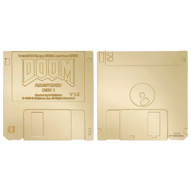 Replika kolekcjonerska Doom - Commemorative Floppy Disk Limited Edition - Ograniczone w sztukach