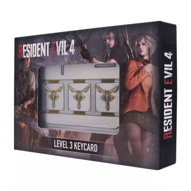 Replika kolekcjonerska Resident Evil 4 - Level 3 Keycard Limited Edition - plakietka