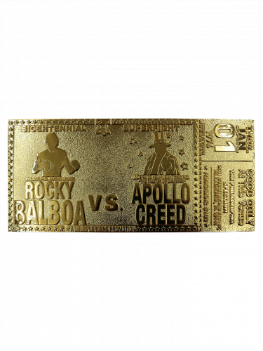 Plakietka kolekcjonerska Rocky - Bicentennial Superfight Ticket Limited Edition