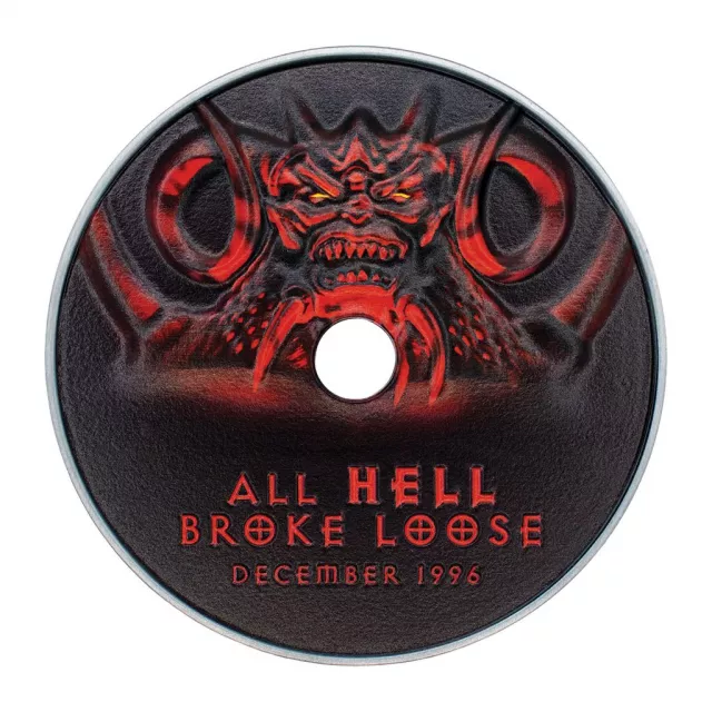 Metalowa replika CD-ROM Diablo - All Hell Broke Loose (30th Anniversary) - Ograniczone w sztukach