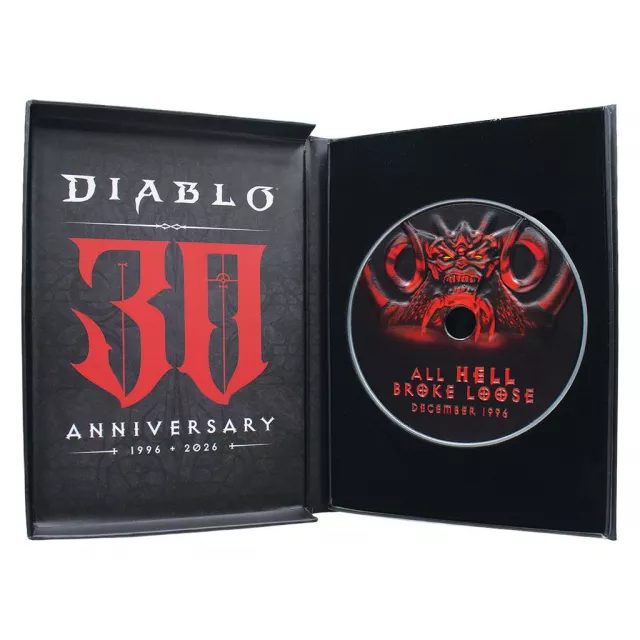 Metalowa replika CD-ROM Diablo - All Hell Broke Loose (30th Anniversary) - Ograniczone w sztukach