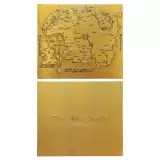 Metalowa replika mapy The Elder Scrolls - The Empire of Tamriel - Ograniczone w sztukach