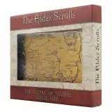 Metalowa replika mapy The Elder Scrolls - The Empire of Tamriel - Ograniczone w sztukach