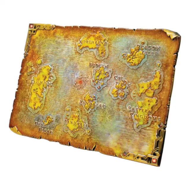 Metalowa replika mapy World of Warcraft - Azeroth Limited Edition - Ograniczone w sztukach