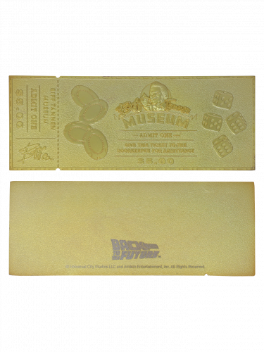 Replika Back to The Future - Biff Tannen Museum Ticket