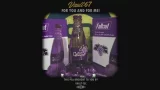 Nuka-Grape Glass Bottle and Caps