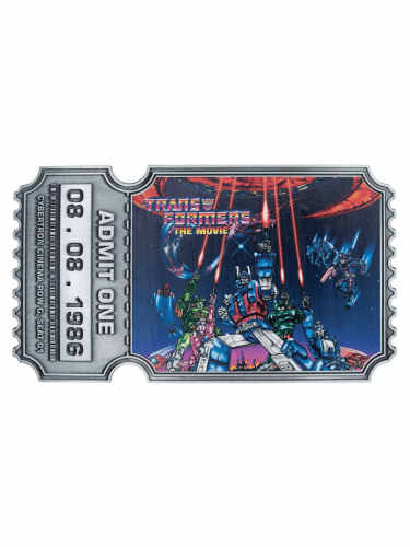 Bilet kolekcjonerski Transformers - Admit One (40th Anniversary)