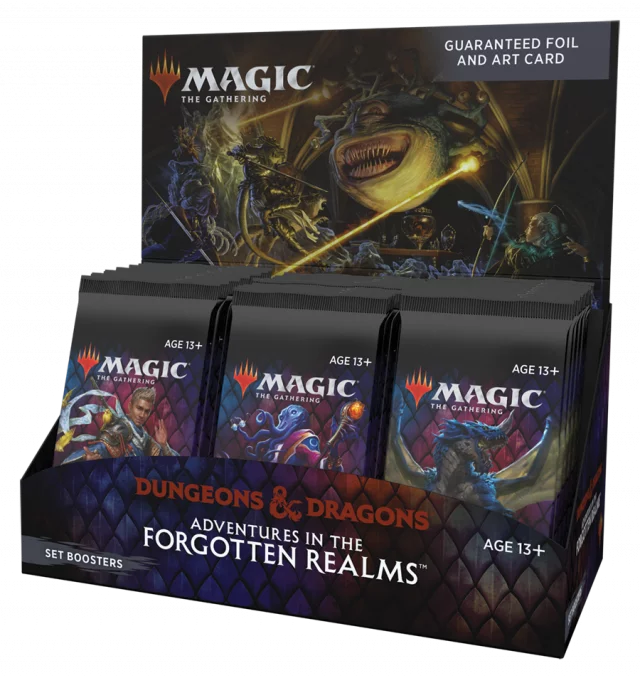 Karetní hra Magic: The Gathering Dungeons and Dragons: Adventures in the Forgotten Realms - Set Booster Box (30 Boosterů) - Magic The Gathering