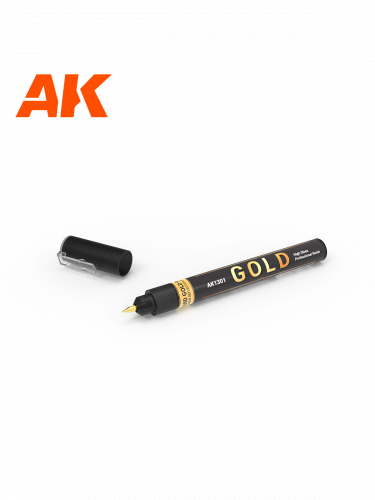 Marker AK - Gold metallic liquid marker (złoty)