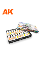 Zestaw farb AK - Signature set Josedavinci 3G (18 colors)