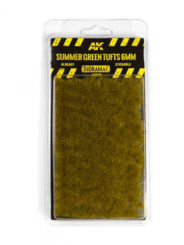 Porost modelarski AK - Summer Green tufts (6 mm)