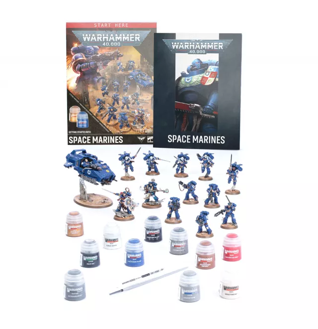 Warhammer 40,000 - Getting Started with Space Marines ENG - Gra planszowa