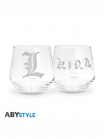 Szklanka Death Note - Kira & L Glass Set (2 szt.)