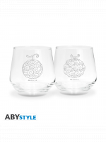 Sklanka One Piece - Devil Fruit Glass Set (2 szt.)